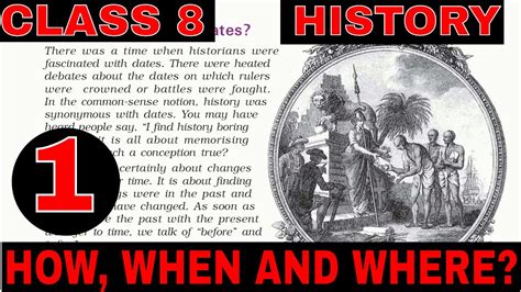 HISTORY CLASS 8 CHAPTER 1 HOW WHEN AND WHERE PART 1 YouTube