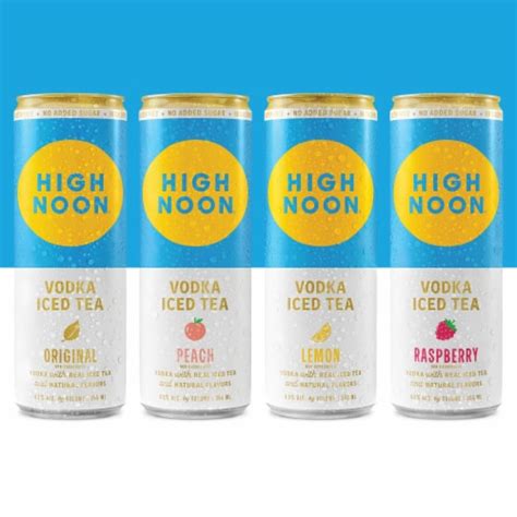 High Noon Iced Tea Vodka Ready To Drink Cocktail Variety Pack 8 Cans