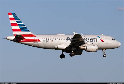 N746UW American Airlines Airbus A319 112 Photo By Jon Marzo ID