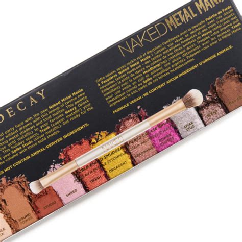 Urban Decay Naked Metal Mania Palette Swatches