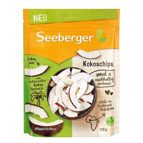 Seeberger Kokoschips Knusprige Kokosstreifen Aus Westafrika Lecker