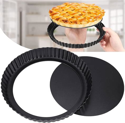 Amazon A2B Quiche Pan Carbon Steel Removable Tart Tin Non Stick