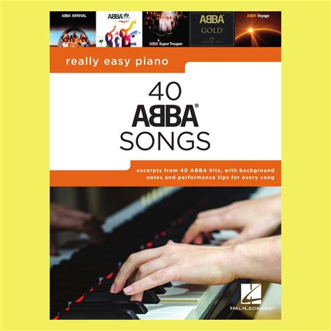 Play 40 Classic Abba Hits With Really Easy Piano Books Au