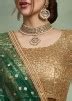 Dark Green Sequins Embellished Lehenga Choli Latest Lg