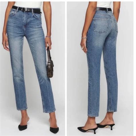 Reformation Jeans Reformation Liza Ultra High Rise Straight Jean