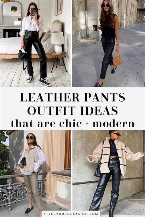 17 Chic Leather Pants Outfit Ideas That Prove You Need A Pair