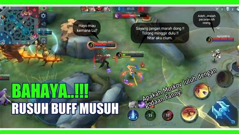 Fanny Darat Saat Rusuh Buff Musuh Youtube