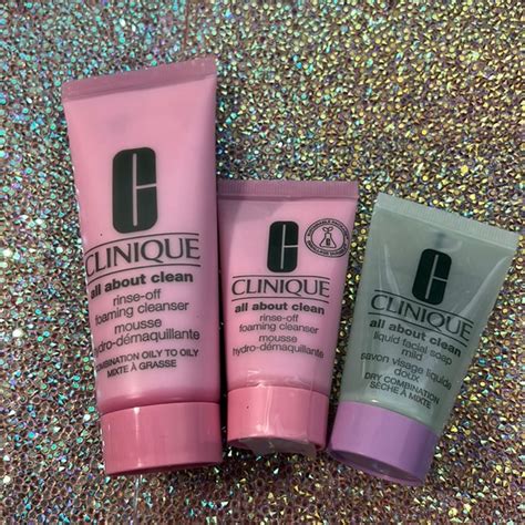 Clinique Skincare Clinique 3 Pc All About Clean Foaming Liquid Mild