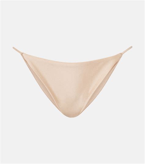 Bare Minimum Bikini Bottom In Beige Jade Swim Mytheresa