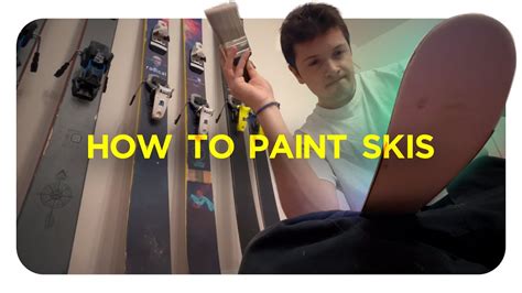 How To Paint Skis Youtube