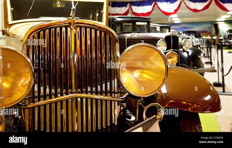 Retro cars in museum Stock Photo - Alamy