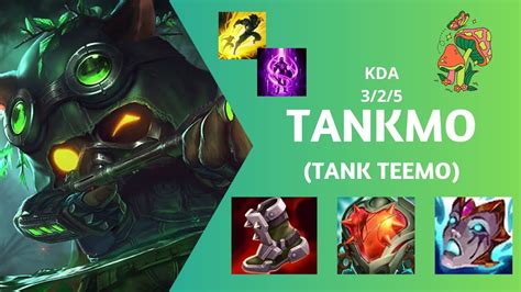 THIS TANK TEEMO BUILD IS WAY TOO STRONG DOMINATE TOP LANE WITH