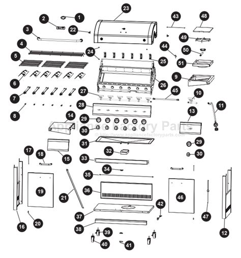 Dyna Glo Dgb610ssp Parts Grills