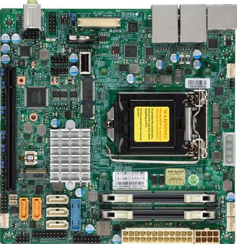 Supermicro X11SSV LVDS Motherboard Mini ITX Single Socket LGA 1151