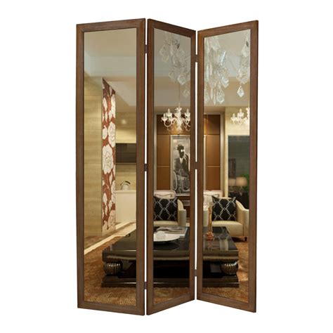 Mirrored Room Divider - Foter