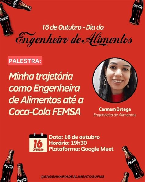 Palestra Em Comemora O Ao Dia Do Engenheiro De Alimentos Minha