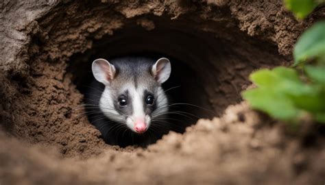 Do Possums Dig Holes