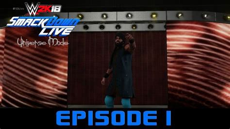 Wwe 2k18 Universe Mode Smackdown Live Episode 1 Let The Games Begin