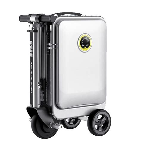 Airwheel Se3s Electric Mini Smart Silver Scooter Luggage 20 Inch Riding Suitcase Ebay