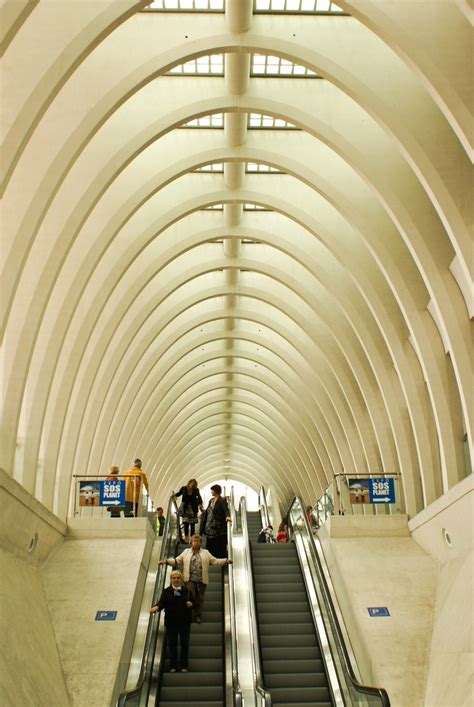 Train Station Liège Guillemins Design By Santiago Calatrava