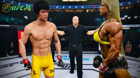 Ps Bruce Lee Vs Girl Jock Gabriela A Ea Sport Ufc Youtube