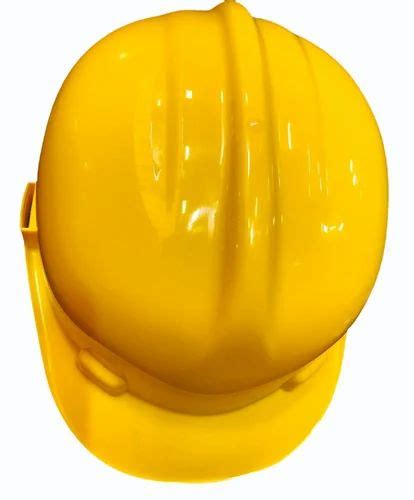 PVC Yellow Udyogi Industrial Safety Helmet Size Medium At 300 Piece