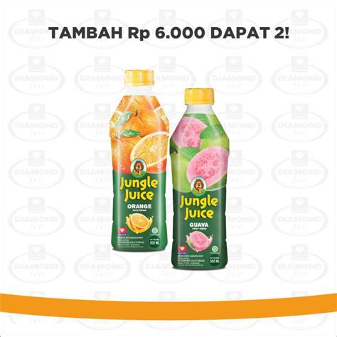 Jual JUNGLE JUICE ORANGE 500 ML JUNGLE JUICE GUAVA 500 ML Di Seller