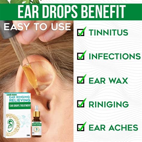 100 Original Ear Health Drops Ear Itching Tinnitus Ear Wash Ear Drops