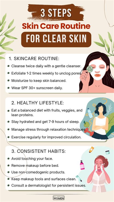 3 Step Skin Care Routine For Clear Skin😍 Skin Care Routine Steps