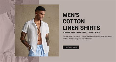 Stylish Men's Cotton Linen Shirts | Must-Have Summer Wear – COOFANDY