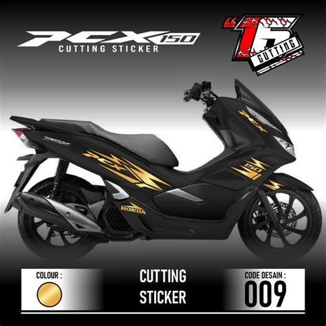 Sxc Cutting Sticker Aksesoris Motor Stiker Honda Pcx Cc Skotlet