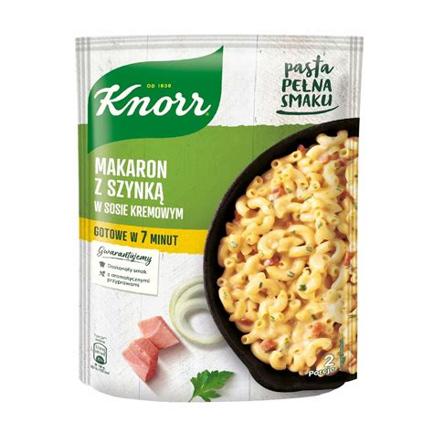 KNORR danie MAKARON Z SZYNKĄ 156g 12864896279 Allegro pl