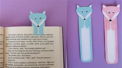 KİTAP AYRACI YAPIMI Çok Kolay Yapımıyla Kitap Ayracı Bookmark