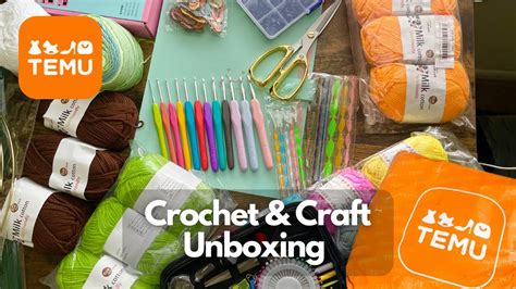 Temu Haul Crochet And Craft Supplies Review Youtube