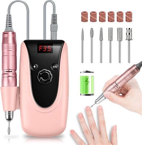 Rechargeable Professional Nail Drill Machine Madenia 35000 RPM