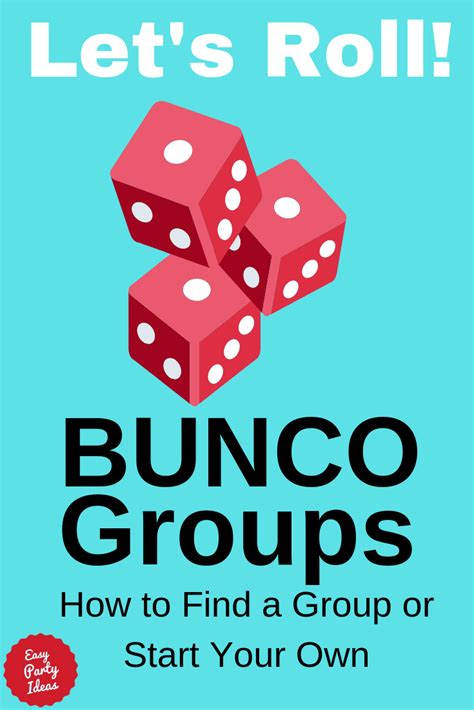 Bunco Groups How Do I Get Started Artofit