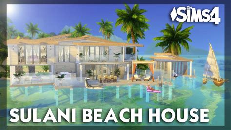 Sims 4 Sulani Beach House Stop Motion Sims 4 No Cc Youtube