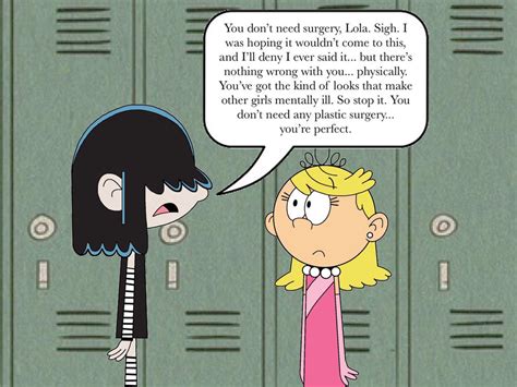 Lucy Loud Has A Heart To Heart Talk With Lola By Luxojr888 On Deviantart