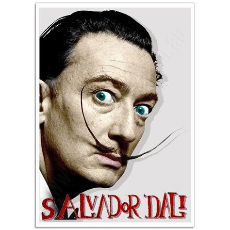 Salvador Dalis Moustache Photographic Poster Just Posters