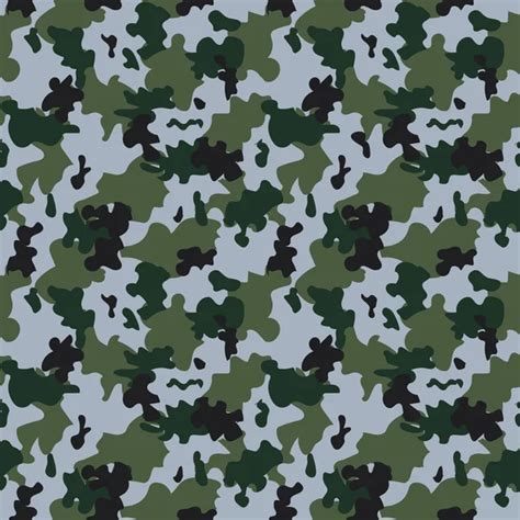 Multi Terrain Pattern Camouflage Stock Vector Junglebay