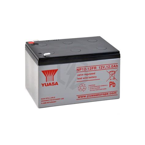 Batterie plomb étanche NP12 12FR Yuasa 12V 12ah