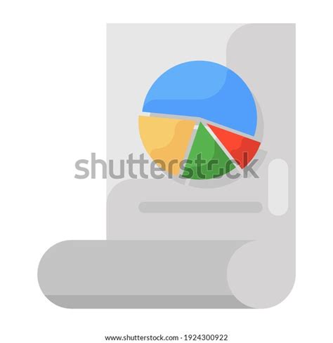 Graphical Business Report Editable Style Stock Vector Royalty Free