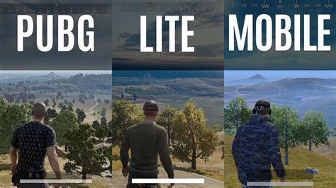 Pubg Vs Pubg Lite Vs Pubg Mobile ★ Detailed Comparison Youtube