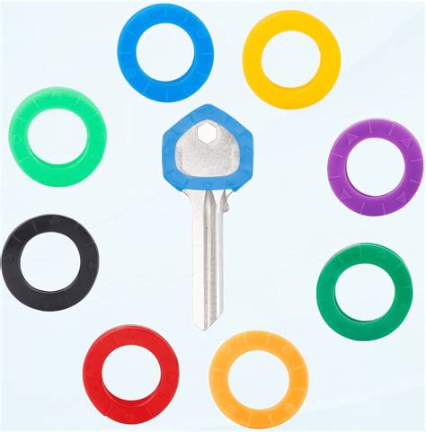 24 Pack 2 cm Round Key Caps Covers Key Identifiers Markers Protectors ...