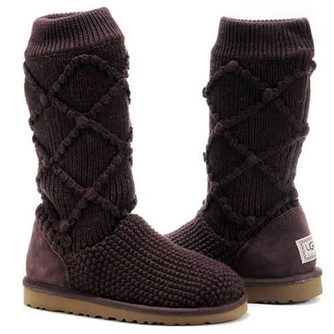 Ugg Boots Classic Argyle Knit Purple Ugg Classic Boots For Flickr