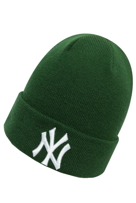 Czapka Zimowa New Era League Essential Cuff Knit Green