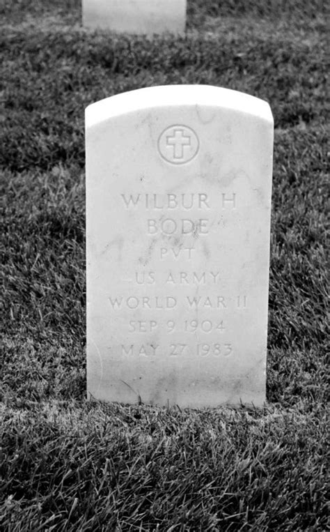 Wilbur H Bode 1904 1983 Find A Grave Memorial