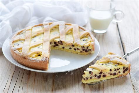 Crostata Ricotta E Gocce Di Cioccolato Lapasticceramatta