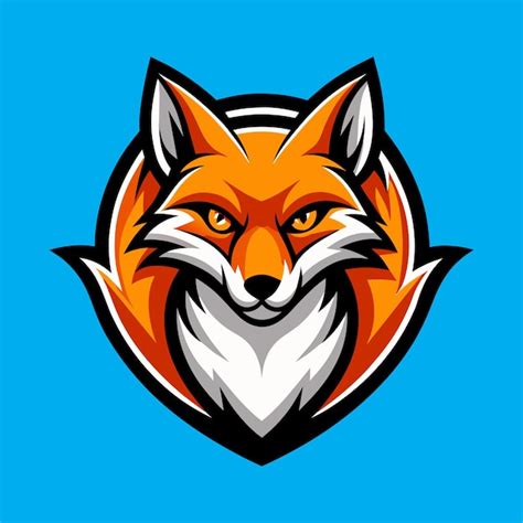 Dise O Del Logotipo De La Mascota Fox Ilustraci N Vectorial De Fox