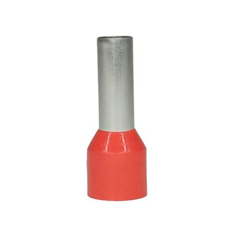 Conector Pré Isolado Tubular Ilhós Vermelho 10 mm 200 Unid Instalação